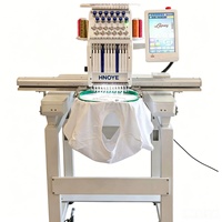Machine à broder automatique informatisée multifonctionnelle à tête unique 9 aiguilles pour serviettes, chaussettes et chaussures