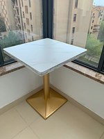 Table de restaurant ronde rectangulaire, décoration moderne, table à manger en marbre de luxe, table basse