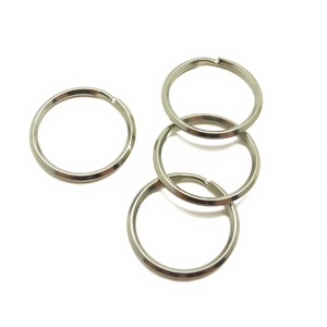 YIWANG Metal 1.5x25MM Silver Split Key <b>Ring</b> DIY Round <b>Keyring</b> for Key Chain - Product Image 5