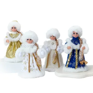 Fanciulla della neve & Santa Claus 40CM russo sneogurochka celebrazione del nuovo anno artigianato russo bambola decorativa