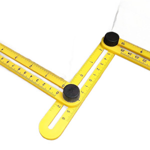 Multifunctional Folding Ruler Plastic 30 Cm Movable Four Fold Tile Measuring Tool - Product Image 5