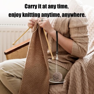 Support <span class=keywords><strong>de</strong></span> rangement portable pour fil <span class=keywords><strong>de</strong></span> poignet <span class=keywords><strong>de</strong></span> 3mm d'épaisseur avec dragonne en cuir et support rotatif pour boule <span class=keywords><strong>de</strong></span> fil Kit <span class=keywords><strong>de</strong></span> couture pour <span class=keywords><strong>Amazon</strong></span> Hot Item - Product Image 4