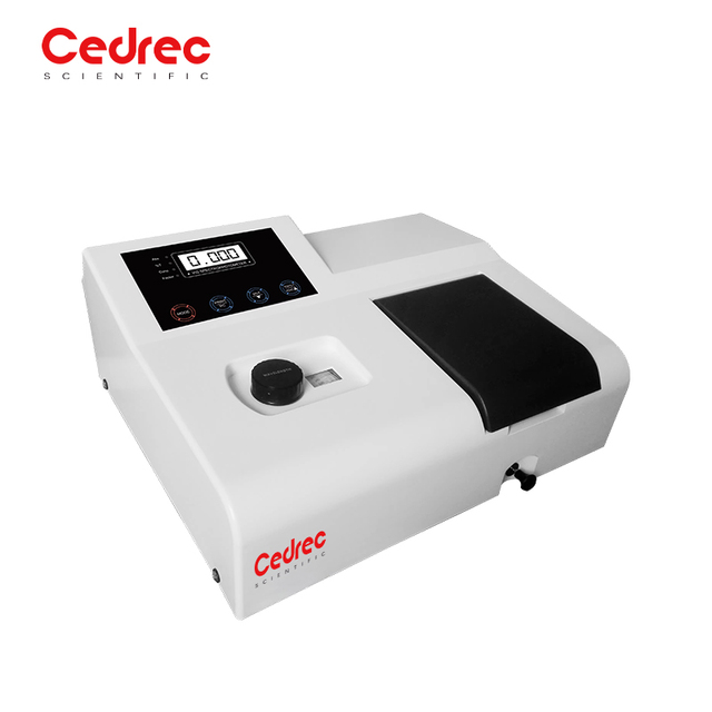 195-1020nm Dual-Beam UV Vis Spectrophotometer High Precision Benchtop Lab Analysis Photometer