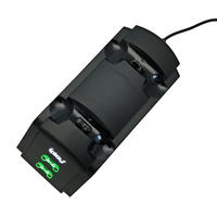 Station de charge double HBP-119 pour PS4 avec lumière LED, station d'accueil USB pour chargeur de manette PS4 Pro Slim