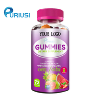 OEM ODM Vitamin B Gummies probiotik dengan Vitamin B6 B12 E Premium Gummy Balance probiotik Gummy