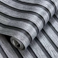 Papier peint auto-adhésif de haute qualité pour la décoration intérieure, imperméable, effet bois, en rouleau