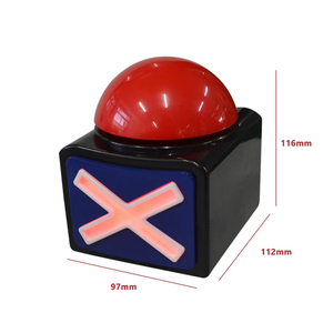 Caja de Alarma con Botón Rojo y Luz Sonora para Juegos de Preguntas y Respuestas, Fiestas y Espectáculos - Product Image 6