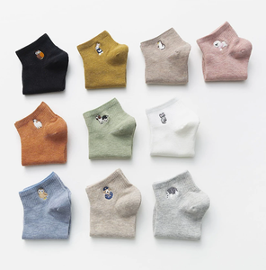 Chaussettes tricotées brodées à la cheville M-52, haute qualité, faible MOQ, chaussettes personnalisées de bonne qualité, logo brodé, unisexe - Product Image 5