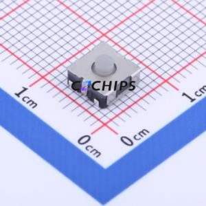 GT-TC063A-H035-L30 Tactile Switch SMD,6.2x6.2mm Switch Single Pole Single Throw Round Button 1.6N Vertical Mount - Product Image 1