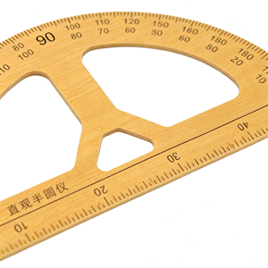 Juego de Matemáticas de Madera Maciza, Compás, Triángulos, Juego de Enseñanza para el Aula, Demostración, Grandes Herramientas de Enseñanza Geométrica, Regla - Product Image 4