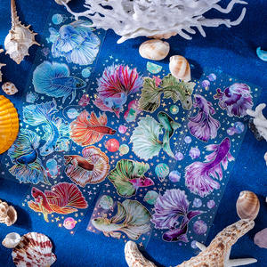 2 pièces/paquet beaux autocollants <span class=keywords><strong>d</strong></span>écoratifs au Laser couleur argent pour Journal intime - Product Image 3