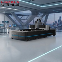 Máquina de Corte de Chapa Metálica CNC con Láser de Fibra 4015 Refrigerada por Agua |   LINCOLN 1500x4000mm 4000W con IA, 3 Ejes, Cypcut HIWIN
