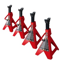 Béquilles de levage robustes 2T/3T/6T/12T, lot de 2, réglage à cliquet, support de sécurité automobile