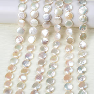 สร้อยคอมุกน้ำจืดทรงบาร็อคแบบใหม่ ขายส่ง สำหรับทำเครื่องประดับแฮนด์เมด พร้อมไข่มุกเม็ดเดี่ยวขนาด 12-14 มม. - Product Image 4