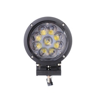 Feux de travail Led à large faisceau rond 45W pour Jeep, pare-chocs, SUV, ATV, UTV, bateau, voiture, camion