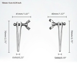 Kostenlose individuelle Schachtel - Edelstahl-Urethral-Dildo-Stichel stimulieren einstellbare Harnröhre Geräusche dehnungsdiluzierungen Sexspielzeug - Product Image 6
