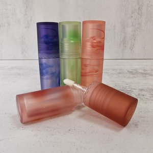 Nouveaux Tubes de Brillant à Lèvres AS Colorés avec Bouchon à Vis Rond, Bouteille Carrée, Emballage Cosmétique Transparent Personnalisé, Couleur Argentée Mini - Product Image 6