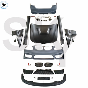 Pièces de voiture M4 kit carrosserie pour BMW 3 <span class=keywords><strong>E90</strong></span> 330 <span class=keywords><strong>320</strong></span> 340 350 2005-2012 pare-chocs avant embouts d'échappement arrière ailes capot - Product Image 5