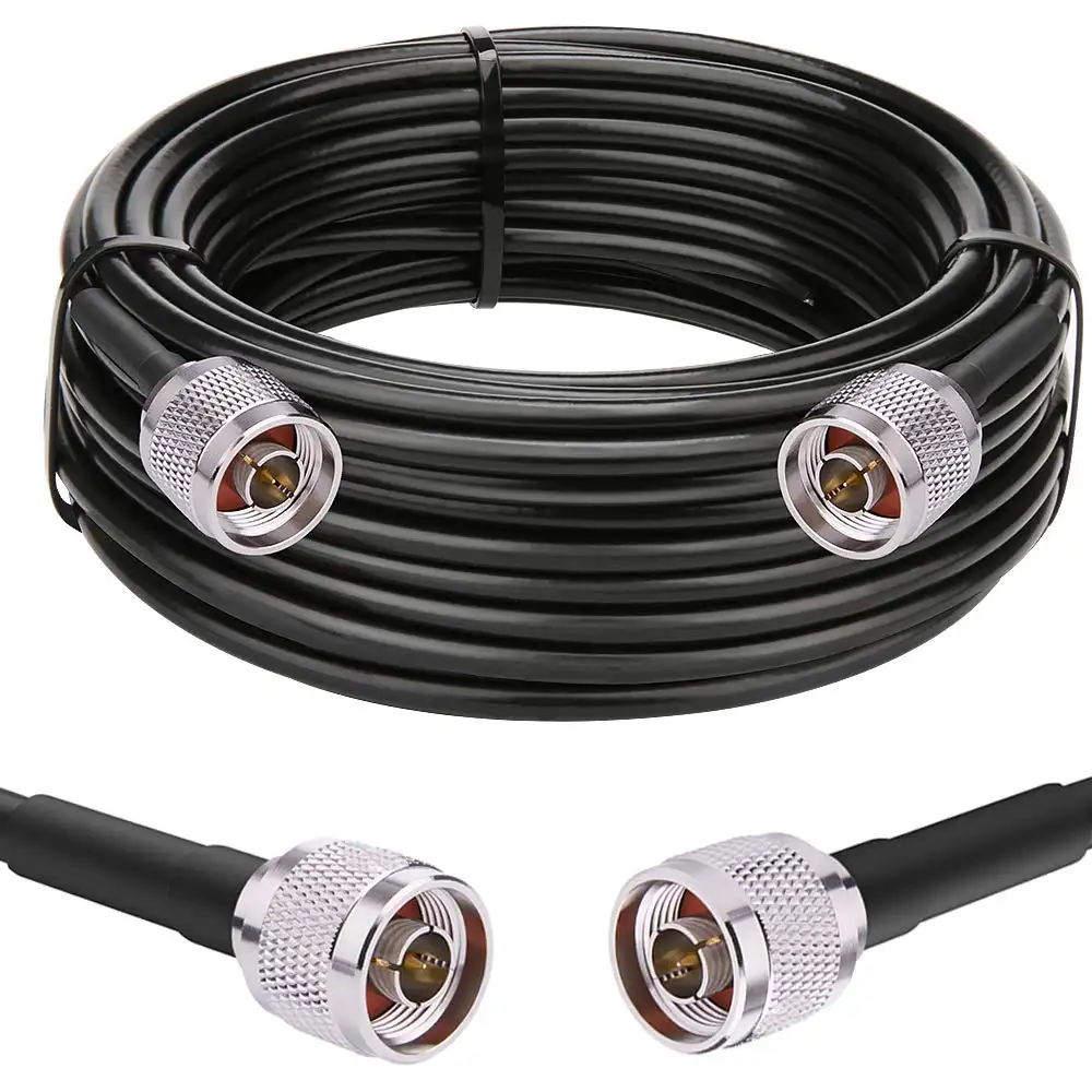 Alta calidad 5d-fb cable de 10 metros N macho a N macho