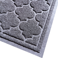 Tapis de litière pour chat en PVC léger, moderne et imperméable, écologique, avec motif rayé, pour attraper les excréments des animaux