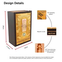 Boîte cadeau pour vin, luxe sur mesure, écologique, fermeture magnétique, rigide, avec lamination mate, design élégant