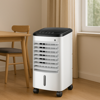 Refroidisseur par évaporation portable 65W Mini climatiseur à réservoir de 3,5 L avec oscillation à 50 degrés 3 vitesses
