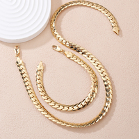 Vente en gros Oro brésilien 18k Original 24K 14K 10K véritable plaqué or laminé bijoux colliers bracelets ensembles pour femmes