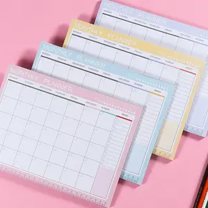 Office桌面日历日计划器自定义备忘录垫月度计划器记事本