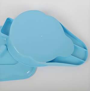 300g panci tempat tidur plastik, dapat digunakan kembali mewah medis/Rumah Sakit PP dengan tutup - Product Image 5