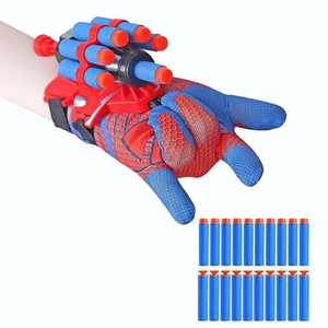 Spider-Man Launcher Custom Wrist Toy Soft Plastic Bullet Gun with Wall Sticking Feature Unisex Cosplay Gift Ages 2-14+ - Product Image 4