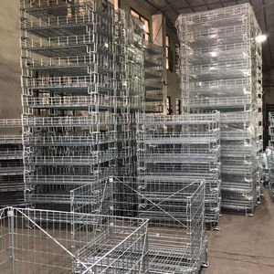 חובה כבדה קריסת מתכת מתקפל כלוב אחסון מטען - Product Image 5