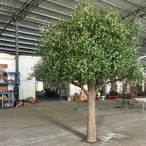Arbre d'<span class=keywords><strong>olivier</strong></span> artificiel géant de 10 pieds de style méditerranéen sur mesure, à haute simulation, pour la décoration d'hôtel, avec faux fruits - Product Image 1