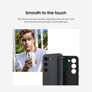 เคสซิลิโคนกันกระแทก Samsung Galaxy S23 Plus สีดำ พร้อมสายคล้องถอดได้ สำหรับโทรศัพท์ซัมซุง - Product Image 4