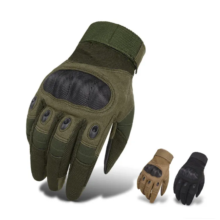 Combat Gear Back Tactical Gloves for Security