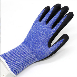Guantes de Trabajo Resistentes a Cortes Johnson Johnson, Color Azul Marino, Talla M L, Protección para la Industria de Soldadura - Product Image 1