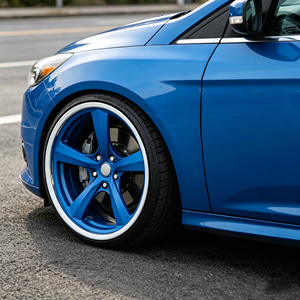 Rines de Aluminio Forjado para <span class=keywords><strong>Ford</strong></span> Focus 5x112mm/5x114.3mm/5x120mm de 17-19 Pulgadas con Diseño Cóncavo Profundo y 5 Radios - Product Image 5