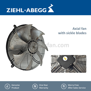 Ventilateurs axiaux à rotor externe AC ZIEHL-ABEGG FN045-VDK.4F.V7P1 140110 450 mm à haut débit d'air pour refroidisseur laser - Product Image 3