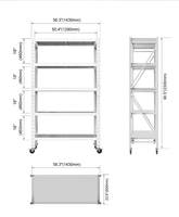 Étagère de clonage Durable à 5 couches système hydroponique de semis de haute qualité avec plateau de semis système d'étagère