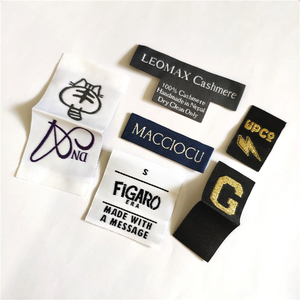 <span class=keywords><strong>Étiquette</strong></span> tissée auto-adhésive personnalisée en damassé imprimé numériquement, écologique, pour vêtements, vente en gros de Chine - Product Image 5