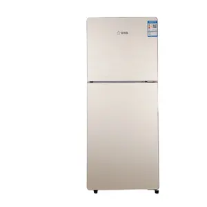 Refrigerador de doble puerta para el hogar, Bcd-138/nevera para casa, congelador inferior