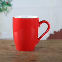Tasses en céramique personnalisées avec logo, forme tambour, 11 oz, colorées, effet glaçure, prix usine, cadeau, pour la maison, café, eau, pour couple