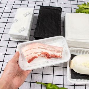 Hot Selling Fresh Meat Absorbent Pads Food Grade Cellulose Eco Soaker Disposable <b>Square</b> - Product Image 3