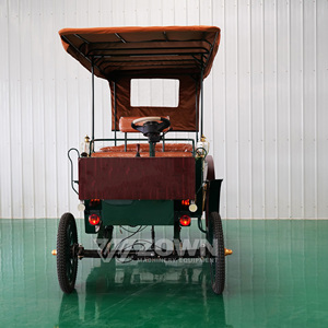 Une calèche blanche moderne et portable, idéale pour les mariages occidentaux ou les excursions touristiques victoriennes de luxe. - Product Image 2