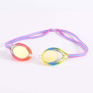 แว่นตาว่ายน้ําผู้ใหญ่แว่นตาว่ายน้ําแข่งมืออาชีพพร้อมเลนส์พีซีกระจกไม่มีการรั่วไหลพร้อมแว่นตาป้องกันรังสียูวีพร้อมเคส - Product Image 2