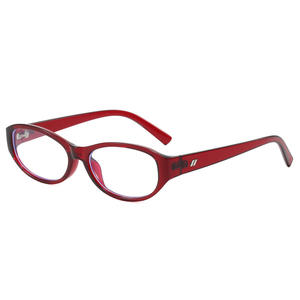 Gafas de Sol Qianai Cat Eye con Montura Completa Ovalada Roja para Mujer, Lentes Anti UV AC P5 6361 - Product Image 1