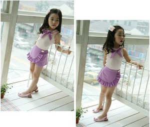 Set di Abbigliamento per Bambini all'Ingrosso, Completo Casual con Canotta e Gonna Corta <span class=keywords><strong>Bianca</strong></span>, Tailleur per Bambine dalla Cina - Product Image 2