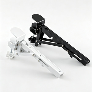 Support d'extension de bureau réglable avec clip, fixation sans perçage, pour bureau d'ordinateur, utilisation en chambre, construction en acier laminé à froid - Product Image 2