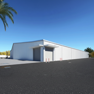 Atelier de structure légère en acier TOPPRE, bâtiment de bureaux, entrepôt d'ingénierie, entrepôt de stockage, <span class=keywords><strong>garage</strong></span> extérieur pour voitures, <span class=keywords><strong>garage</strong></span> portable pour voitures - Product Image 5