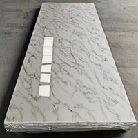 Panneau mural en PVC effet marbre brillant pas cher, 290 cm, imperméable, carreaux muraux en vinyle solide effet marbre, carreaux en vinyle effet marbre pour murs intérieurs