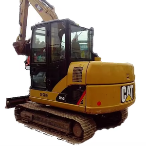 Excavatrice Caterpillar 305.5 d'occasion légère de 5 tonnes avec vannes hydrauliques Kawasaki, composants essentiels de la pompe moteur, prix compétitif - Product Image 1